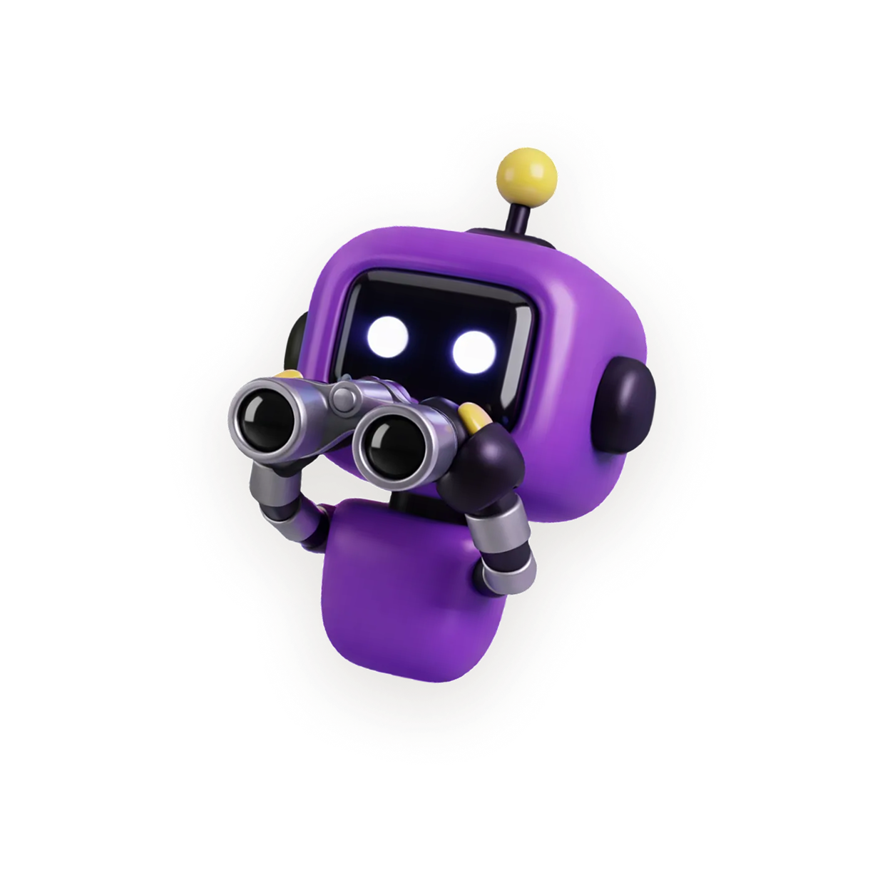 AI Robot with Binoculars